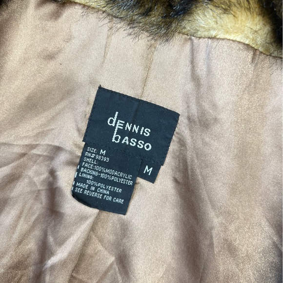 HOODED BROWN FAUX FUR COAT - Picture 5 of 6